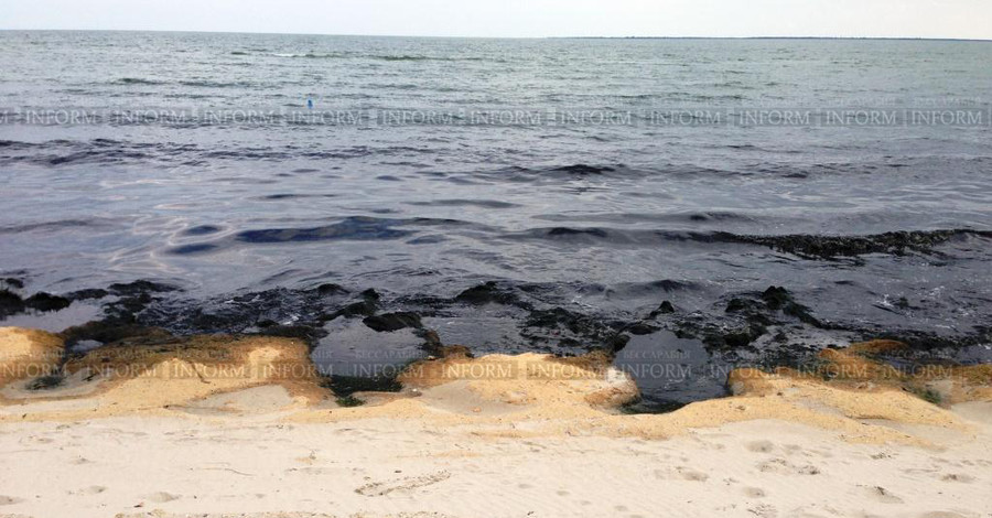 На берег Черного моря вынесло сотни тонн отходов