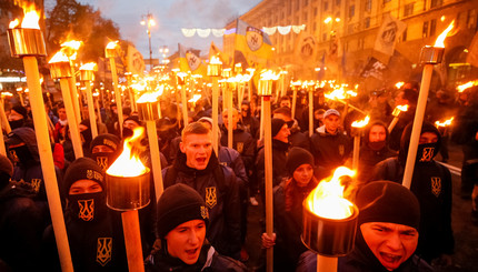 Факельное шествие в честь УПА