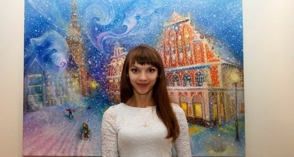 Запорожская художница обрадовалась краже своей картины в Латвии