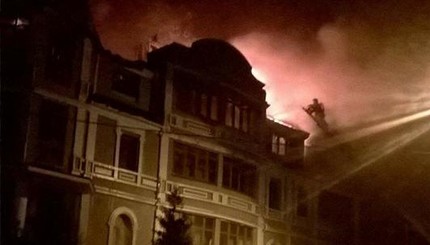 В Киеве сгорело общежитие с переселенцами (Фото)
