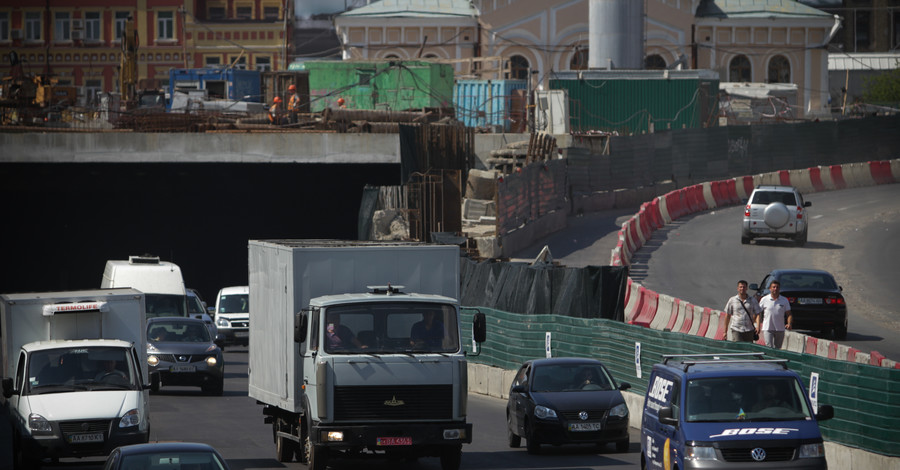 У Киева нет денег достроить тоннель на Почтовой площади в срок