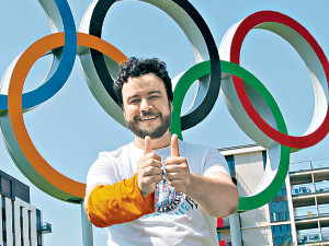 С веником в руках - на Олимпиаду