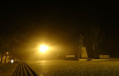 Одессу окутал густой туман