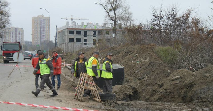 В Киеве прорвало газовую трубу