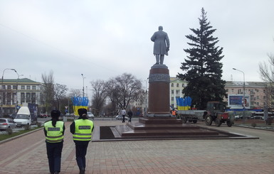 В Донецке за ЕС митингуют единицы