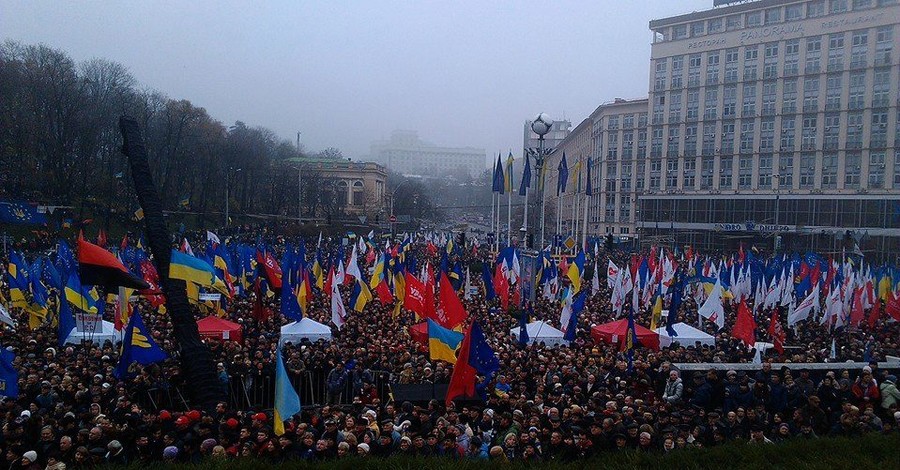 Юлия Тимошенко обратилась к митингующим 