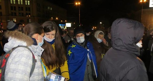 В Харькове митингующие на 