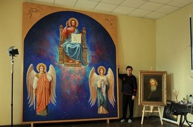 Луганский художник создал самую большую икону в мире