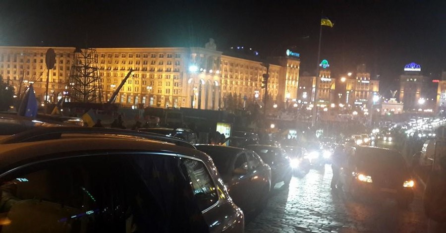Колонна автомобилистов будет блокировать центр Киева 
