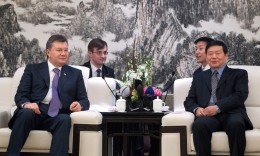 Виктор Янукович встретился с Председателем народного правительства провинции Шэньси