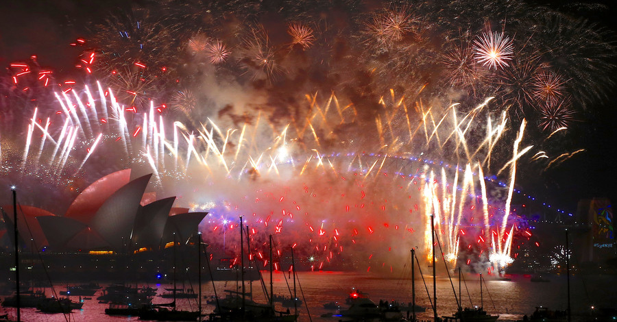 Новогодний фейерверк в Сиднее в 2018 году побил рекорд 