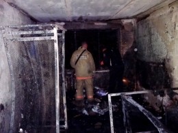 В Киеве горело общежитие