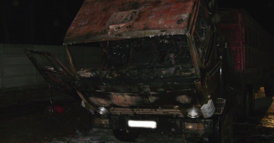 В Полтавской области сгорел 