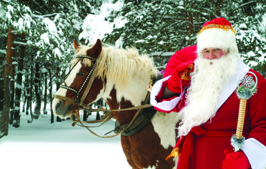 Заказ Деда Мороза в Крыму: приедет в баню, залезет в окно и встретит из роддома!