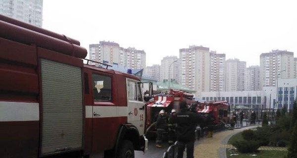 В Киеве горела элитная высотка