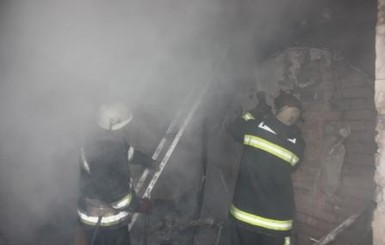 В Кировограде парня на пожаре спас кот