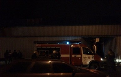 В Киеве горел Святошинский рынок 