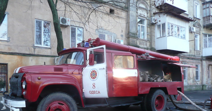 На пожаре в Одессе  погиб ребенок