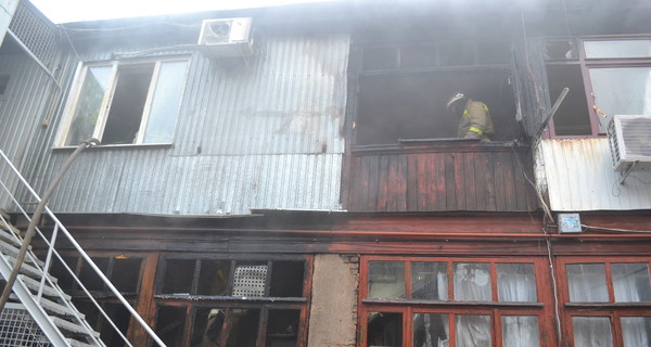 В центре Одессы на пожаре погибла женщина