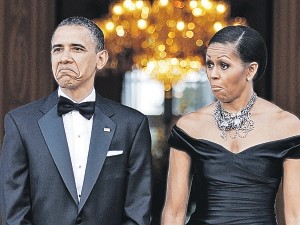 Обама поздравил жену с Днем рождения, оставив ее одну 