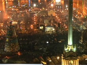 На Майдане в Киеве отключили свет