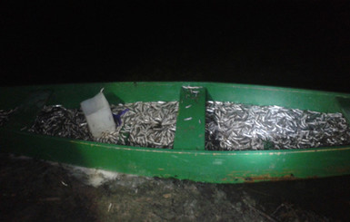 Браконьер наловил в реке Оскол рыбы на 1,7 миллиона гривен