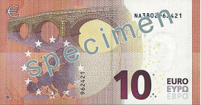 Рассматриваем новые 10 евро