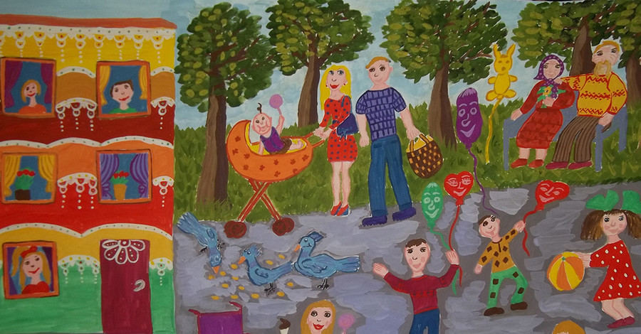 Многоэтажку в Нежине украсят рисунком 8-летней девочки