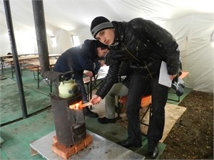 Киевские спасатели готовы обогревать бездомных и замерзших