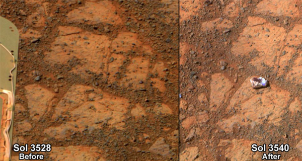 Наглый марсианский камень не сам пришел в гости к Opportunity