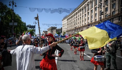 Марш трудящихся в Киеве 2018