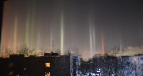 Харьковчане любуются по ночам полярным сиянием