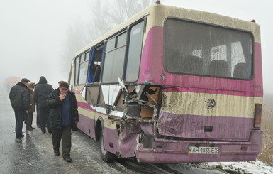 Самые опасные дороги региона: между Луганском и Донецком