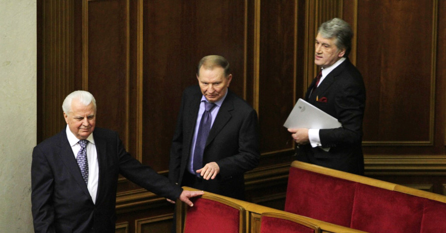 На заседание Рады пришли три экс-президента Украины