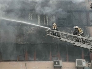 В Днепровском районе Киева во время пожара погибли люди