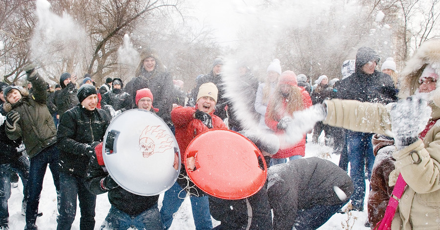 Одесситы готовят масштабную битву снежками