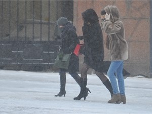 В Киеве завтра снег, ожидаются пробки