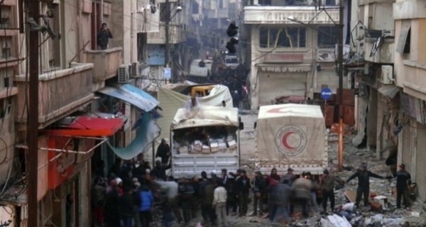 В Сирии боевики обстреляли конвой с женщинами и детьми