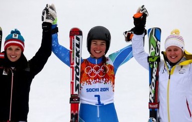 Словенка Мазе выиграла гигантский слалом у горнолыжниц в Сочи
