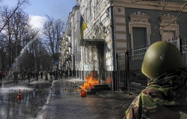 Погиб сотрудник Партии регионов во время пожара в здании