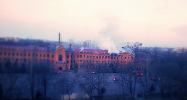 В Одессе горело здание военной академии