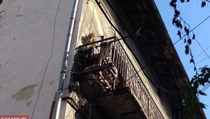 В Ивано-Франковске балкон обвалился вместе с пожилой женщиной