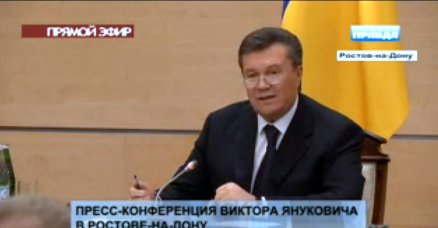 Янукович рассказал, что его машину расстреляли