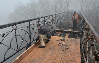 В Киеве откроют мост влюбленных