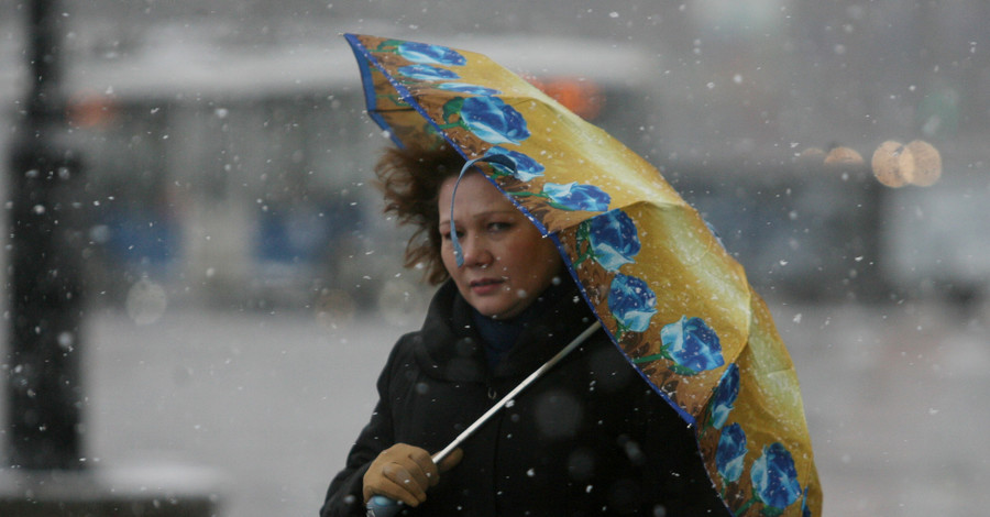 В Донецк вернулась зима:  метели и морозы продлятся до конца недели