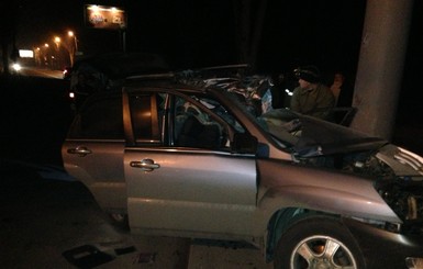 В аварии на окраине Донецка разбились три человека