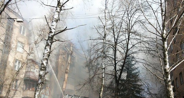 В центре Харькова сгорела квартира