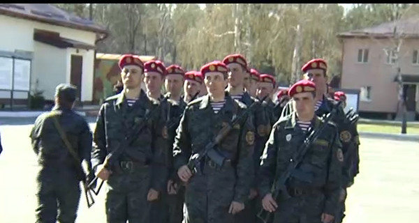 Первый батальон Нацгвардии принес присягу на верность Украине 