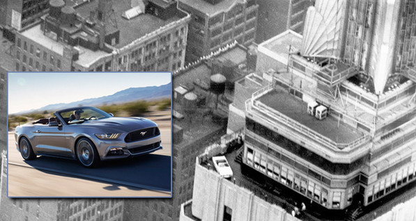 Новый Ford Mustang установят на небоскребе Эмпайр Стейт Билдинг