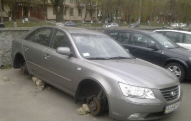 В Киеве активизировались охотники за колесами